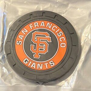 San Francisco Giants Car Cup Holder Coasters Set of 2 NIP